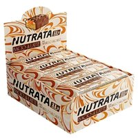 Barra de Proteína Bacio Di Latte Caramelo Salgado Caixa com 12UN de 45g Nutrata Barra de Proteína Bacio Di Latte Caramelo Salgado Caixa com 12UN de 45g Nutrata