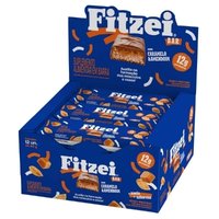 Barra de Proteína Caramelo e Amendoim Caixa com 12UN de 40g Fitzei