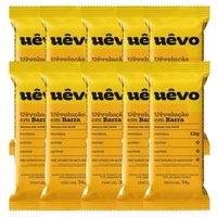 Barra de Proteína do Ovo Banana com Avelã Caixa com 10Un de 54g Uêvo Barra de Proteína do Ovo Banana com Avelã Caixa com 10Un de 54g Uêvo