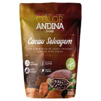 Cacau Selvagem 100% Puro 200g Color Andina Foods