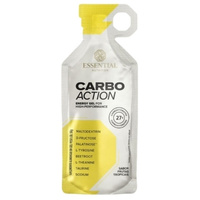 Energy Gel Carbo Action sem Cafeína Frutas Tropicais Sachê 50g Essential Nutrition