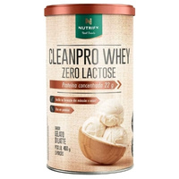 Clean Pro Whey Zero Lactose Gelato Di Latte 450g Nutrify