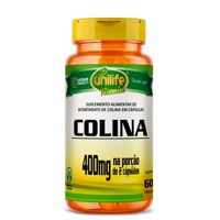 Colina Vitamina B8 60 Cápsulas Unilife