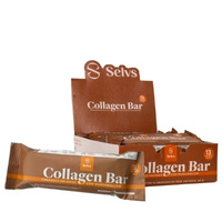 Collagen Bar Caramelo Salgado Caixa com 12Un de 60g Selvs