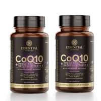 Coenzima Q10 + Ômega 3 TG + Vitamina E Kit com 2UN de 60 Cápsulas Essential Nutrition Coenzima Q10 + Ômega 3 TG + Vitamina E Kit com 2UN de 60 Cápsulas Essential Nutrition