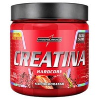 Creatina hardcore Morango 350g Integralmedica