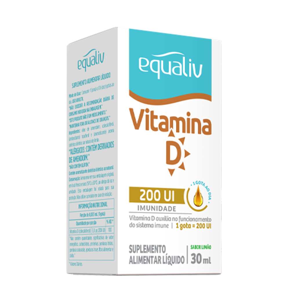 Equaliv Vitamina D 200UI 30ml Gotas