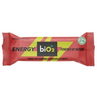 Barra Energy Bar Tâmara e Cranberry com Cobertura de Hibisco 42g biO2