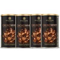Cacao Whey Kit com 4 Latas de 420g Essential Nutrition