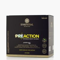 Pre-Action Abacaxi com Hortelã Box com 20 Sachês 27g Essential Nutrition
