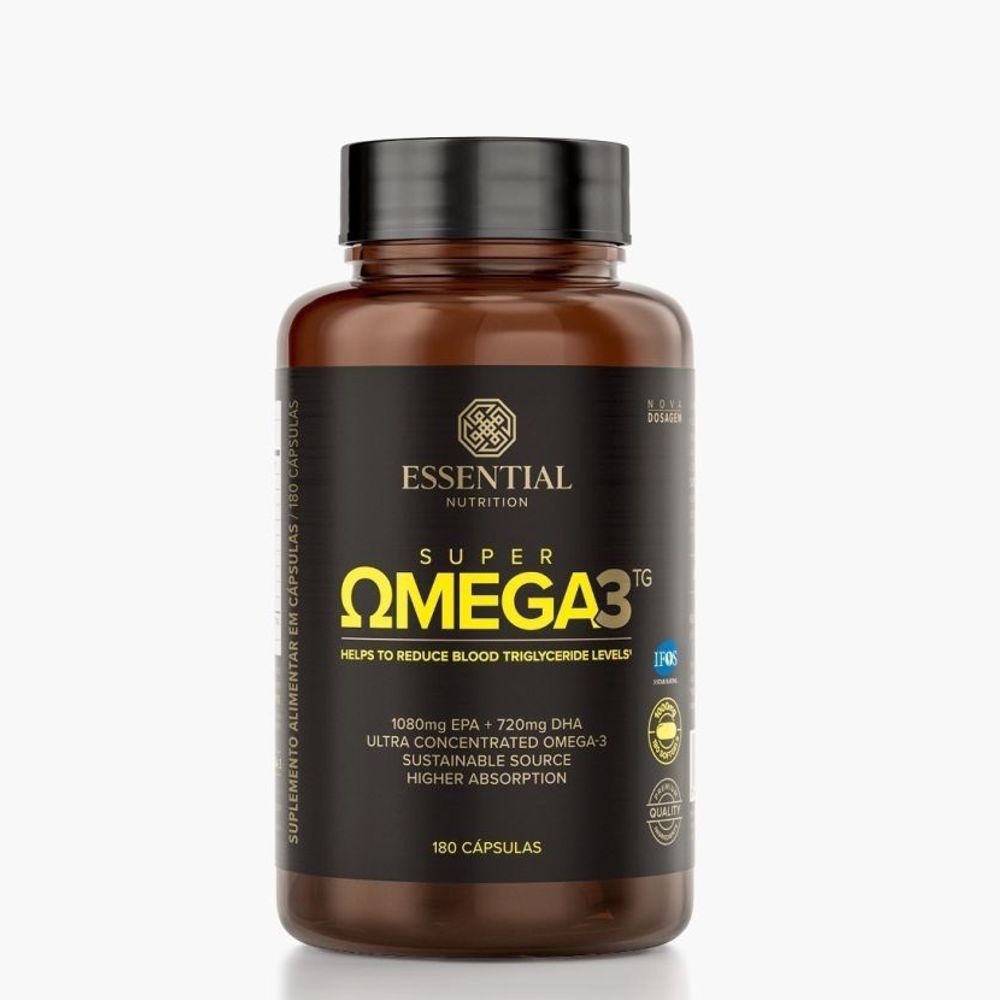 Super Omega 3 TG 1000mg 180 cápsulas Essential Nutrition UniNatural