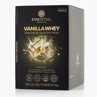 Vanilla Whey Box com 15 Sachês de 25g Essential Nutrition