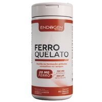 Ferro Quelato 60 Cápsulas Endogen Ferro Quelato 60 Cápsulas Endogen