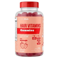 Hair Vitamins Gummies Morango 30 Gomas ClinicMais Hair Vitamins Gummies Morango 30 Gomas ClinicMais