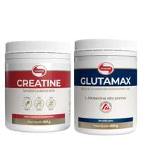 Kit treino Creatine 300g + Glutamina Glutamax 300g Vitafor
