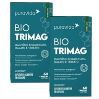 Bio Trimag Kit com 2Un de 60 Cápsulas Puravida Bio Trimag Kit com 2Un de 60 Cápsulas Puravida