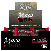 Maca Bite Red Caixa com 30un de 15g Color Andina Foods Maca Bite Red Caixa com 30un de 15g Color Andina Foods