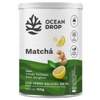 Matchá Limão Siciliano com Gengibre 150g Ocean Drop Matchá Limão Siciliano com Gengibre 150g Ocean Drop
