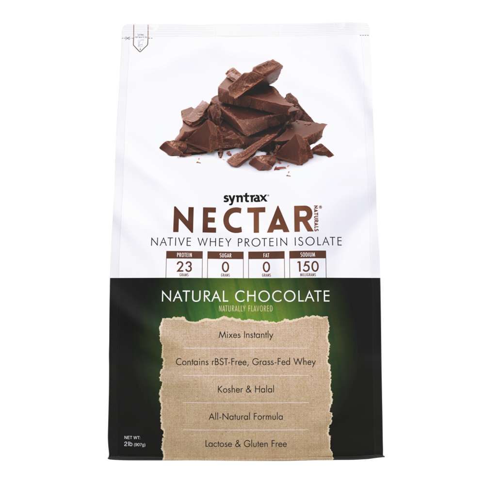 Nectar Whey Protein Isolate Natural Chocolate 907g Syntrax