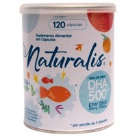 Ômega 3 DHA 500 120 Cápsulas Naturalis Ômega 3 DHA 500 120 Cápsulas Naturalis