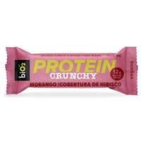 Barra de Proteína Protein Crunchy Bar Morango com Cobertura de Hibisco 50g biO2