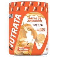 Pasta de Amendoim com Whey Paçoca 600g Nutrata