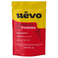 Proteína do Ovo Morango Sachê 28g Uêvo Proteína do Ovo Morango Sachê 28g Uêvo