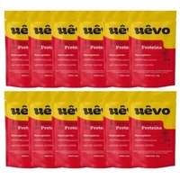 Proteína do Ovo Morango Caixa com 12Un Sachês de 28g Uêvo Proteína do Ovo Morango Caixa com 12Un Sachês de 28g Uêvo
