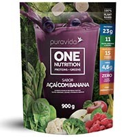 One Nutrition Vegan Protein Açaí com Banana 900g Puravida