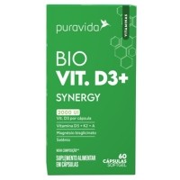 Vitamina D3 Synergy 60 Cápsulas Puravida