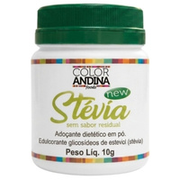 Adoçante Stévia 10g Color Andina Foods