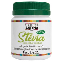 Adoçante Stévia 20g Color Andina Foods