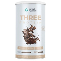 Whey Protein Three Protein Chocolate Amargo 520g Central Nutrition