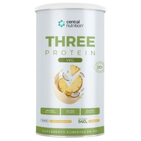Proteína Vegetal Three Protein Veg Abacaxi com Coco 540g Central Nutrition