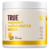 Magnésio Inositol Relief 3.0 Sem Melatonina Maracujá 350g True Magnésio Inositol Relief 3.0 Sem Melatonina Maracujá 350g True