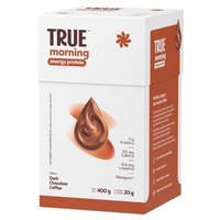 True Morning Energy Protein Dark Chocolate Coffee Caixa com 20Un de 20g True