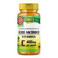 Ácido Ascórbico Vitamina C 60 Cápsulas Unilife