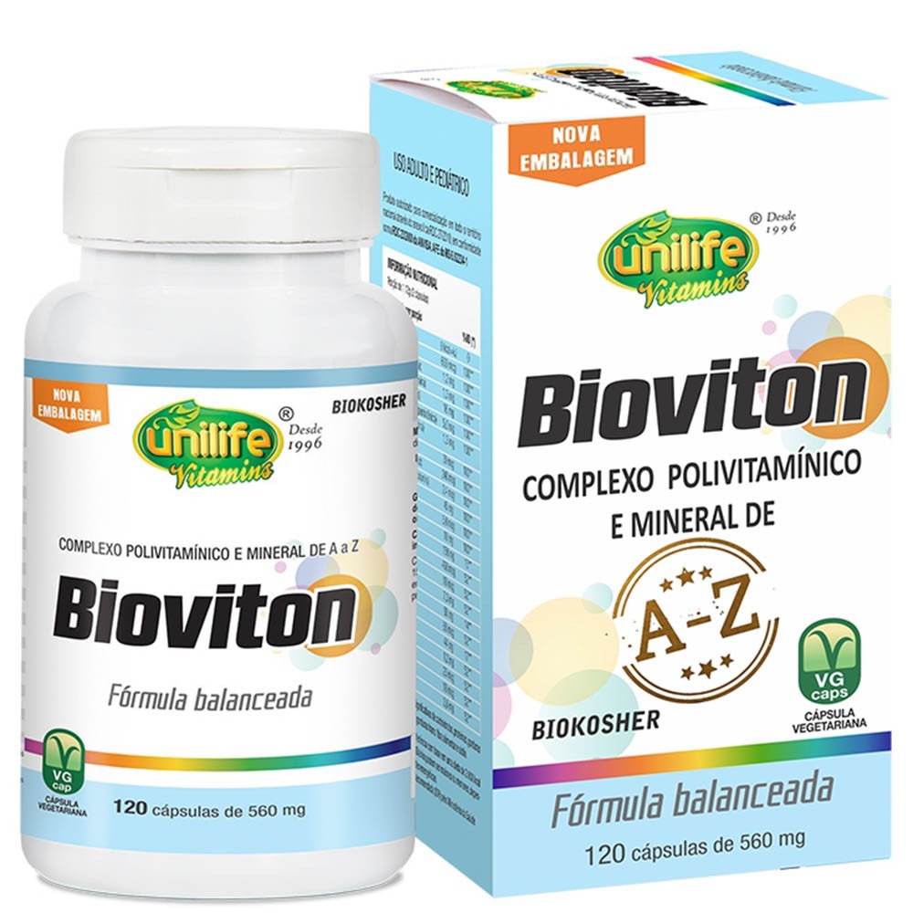 Bioviton Polivitamínico 120 Cápsulas Unilife :: UniNatural
