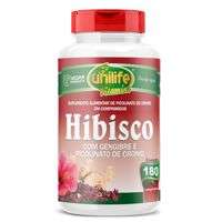Hibisco com Gengibre 180 Comprimidos Mastigáveis Unilife