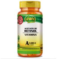 Vitamina A 8000UI 60 Cápsulas Unilife