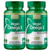 Vegan Ômega 3 Kit com 2Un de 60 Cápsulas Unilife