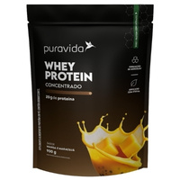Whey Protein Concentrado Manga e Maracujá 900g Puravida Whey Protein Concentrado Manga e Maracujá 900g Puravida