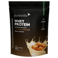 Whey Protein Concentrado Vanilla Caramel 900g Puravida Whey Protein Concentrado Vanilla Caramel 900g Puravida