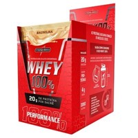 Whey Protein Concentrado Baunilha Caixa com 10Un de 30g Integralmedica
