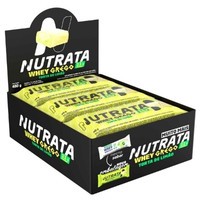 Barra de Proteína Whey Grego Bar Torta de Limão Caixa com 12UN de 40g Nutrata Barra de Proteína Whey Grego Bar Torta de Limão Caixa com 12UN de 40g Nutrata