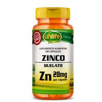 Zinco Quelato 60 Cápsulas Unilife