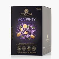 Açaí Whey Box com 12 Sachês de 35g Essential Nutrition