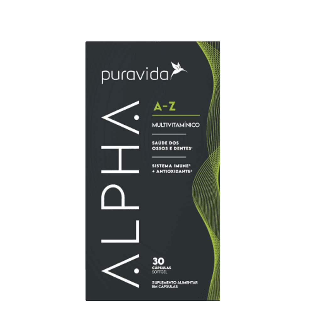 Multivitamínico Alpha A-Z 30 Cápsulas Puravida :: UniNatural