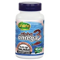 Alpha Ômega 3 Óleo de Salmão 60 Cápsulas Unilife