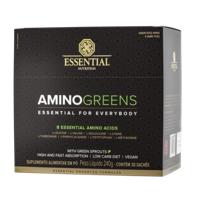 Amino Greens Box com 30 Sachês de 8g Essential Nutrition Amino Greens Box com 30 Sachês de 8g Essential Nutrition